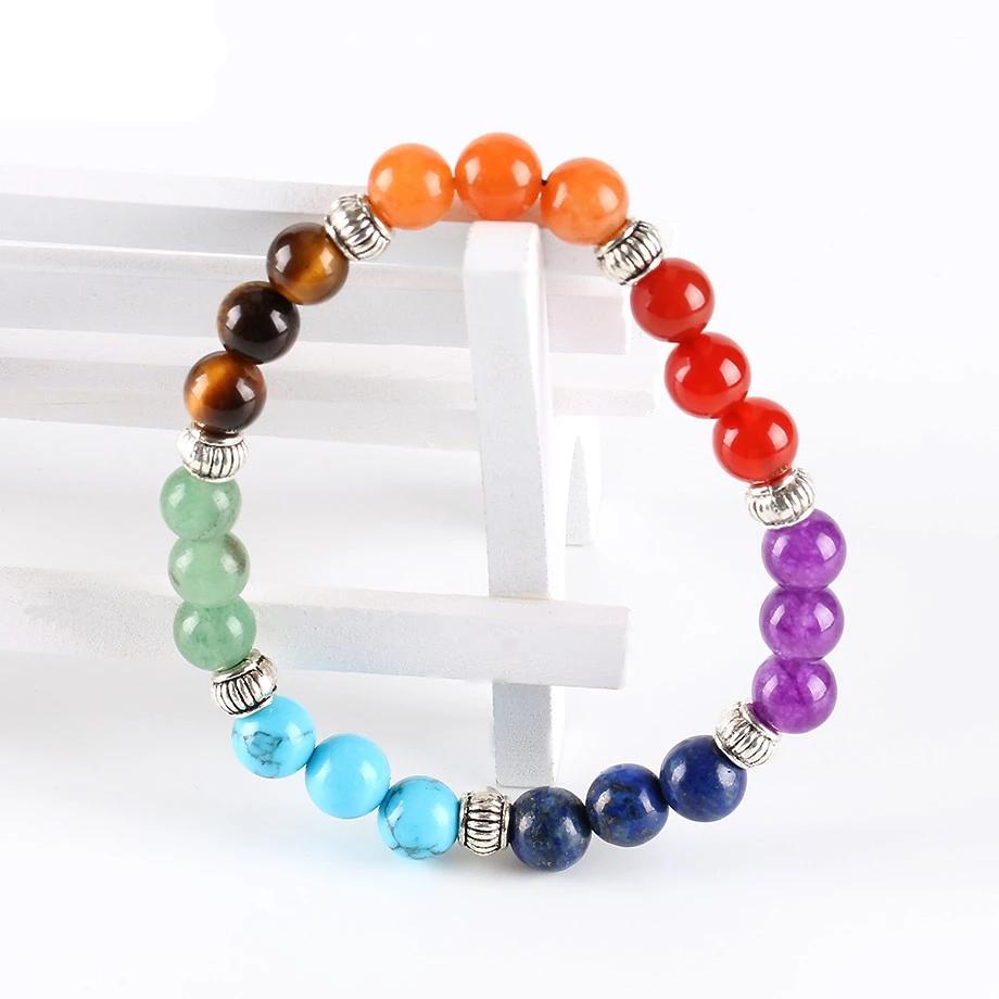 Bracelet de Guérison et d'Harmonisation des 7 Chakras 3 pierres