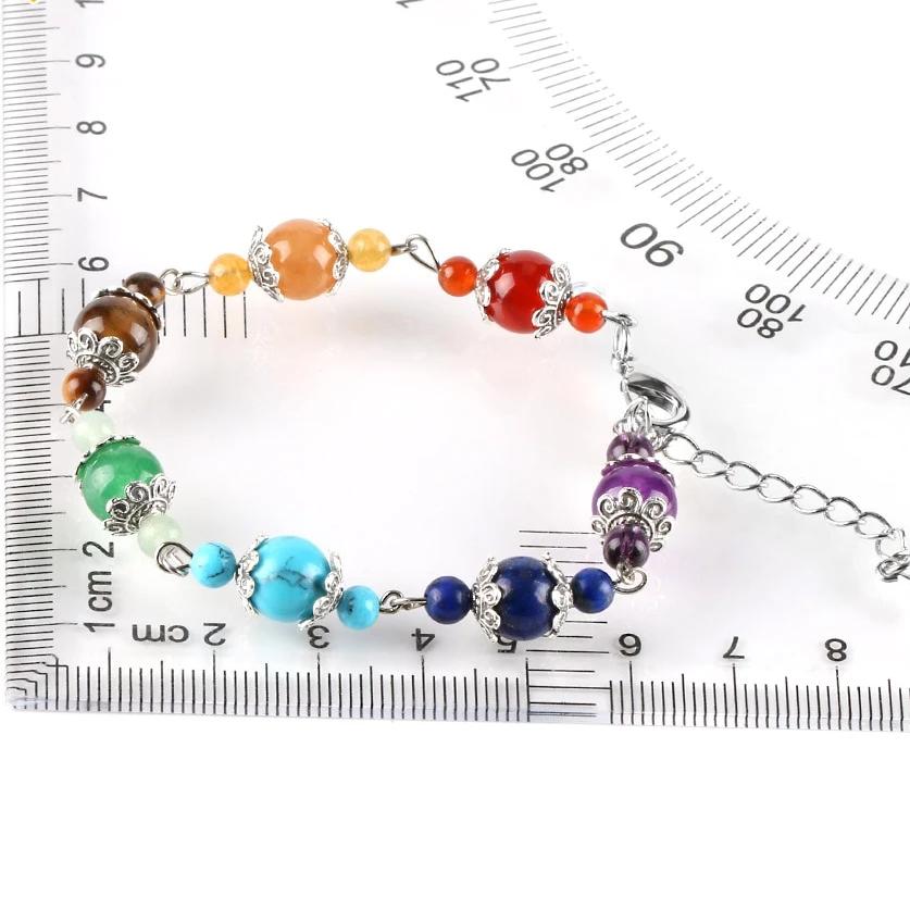 Bracelet de Guérison et d'Harmonisation des 7 Chakras Fleurs