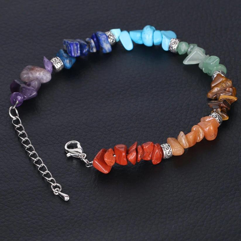 Bracelet baroque de Guérison et d'Harmonisation des 7 Chakras