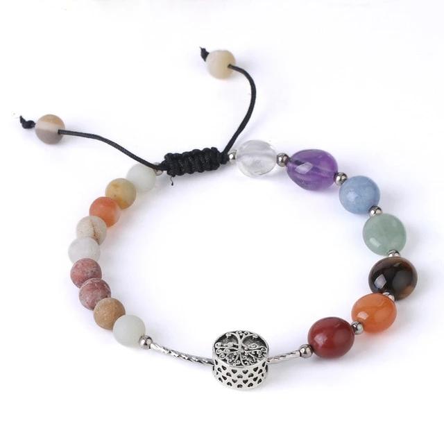 Bracelet Anti Migraine et Harmonie en Amazonite 7 Chakras